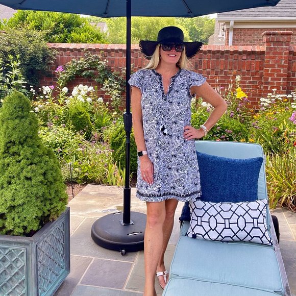 Vineyard Vines Black Frayed Edge Woven Straw Sunhat - Picture 5 of 10